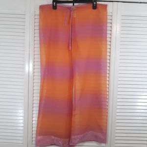 Max mehra ombre swim coverup pants sz XLP *H